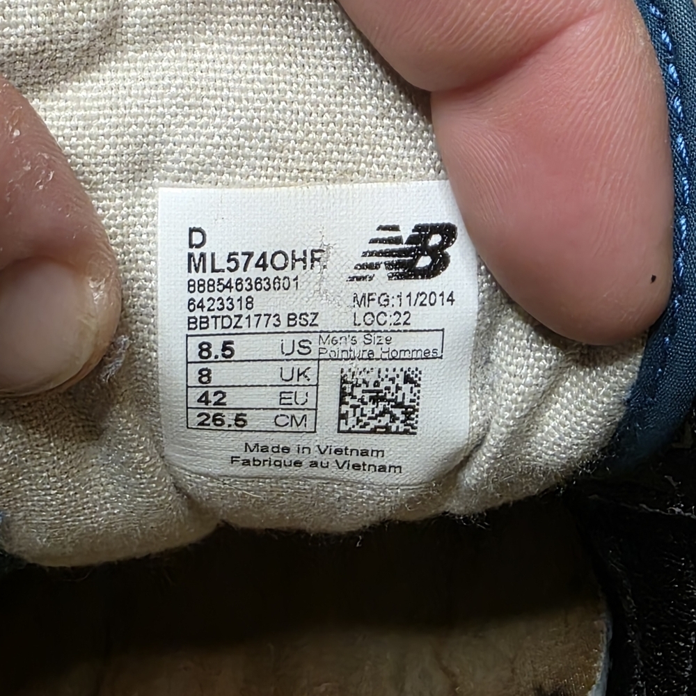 New Balance 574 Botanical Garden Edition Size Mens 8.5 - Picture 10 of 11